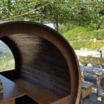 sleeping in a wine barrel germany